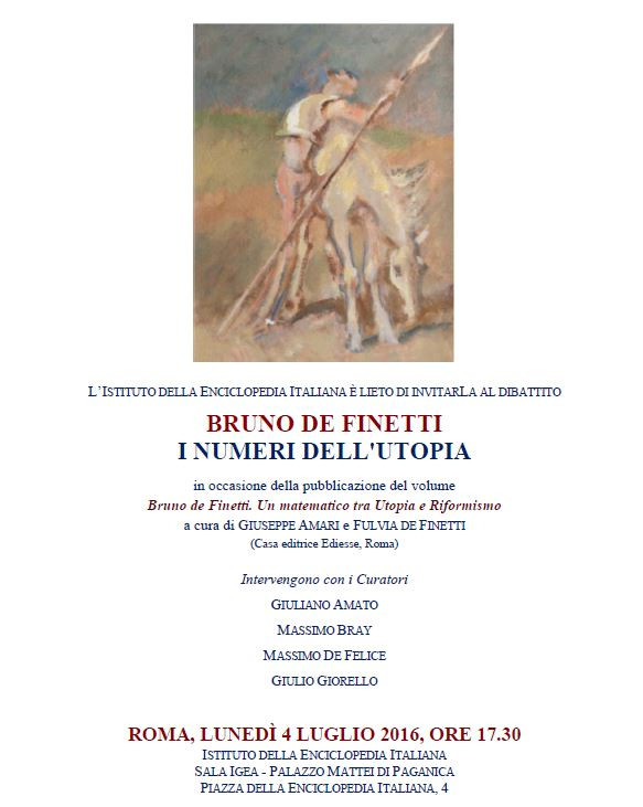 Bruno De Un matematico tra utopia e Riformismo Fondazione